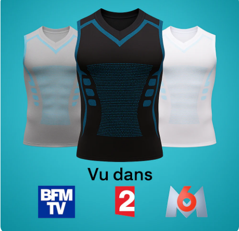 SculptX™ — T‑Shirt Gainant Homme pour Ventre Plat & Posture Redressée